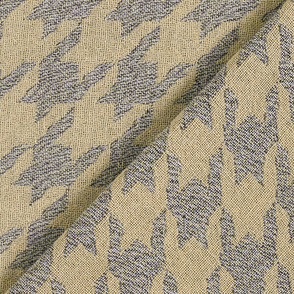 Doppelgewebe großer Hahnentritt – taupe/schiefergrau, image number 1