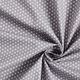 Baumwollpopeline kleine Sterne – grau/weiss,  thumbnail number 5