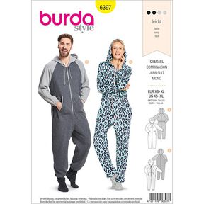 Overall | Burda 6397 | 32-50| 44-56, 