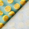 Baumwollstoff Popeline frische Zitronen – eukalyptus/zitronengelb,  thumbnail number 4
