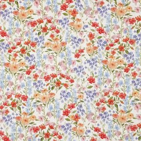 Leinen-Mix Fr&uuml;hlingsblumen &ndash; weiss, 