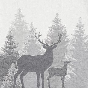 Dekopanel Gobelin Hirsche – grau, 