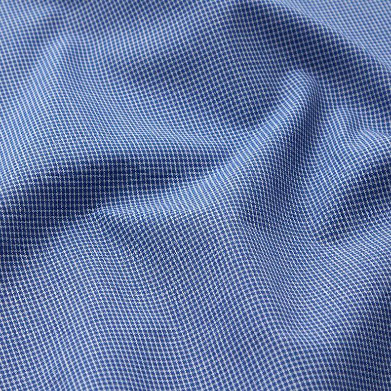 Hemdenstoff mini Karo – weiss/jeansblau,  image number 2