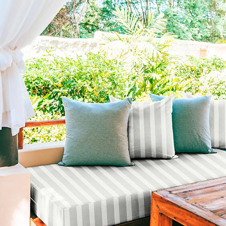 Outdoorstoff Acrisol Listado – wollweiss/grau,  image number 6