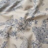 Dekostoff Halbpanama romantische Pfauen – natur/blau,  thumbnail number 2