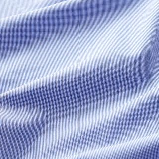 Blusenstoff Minikaro – weiss/blau, 