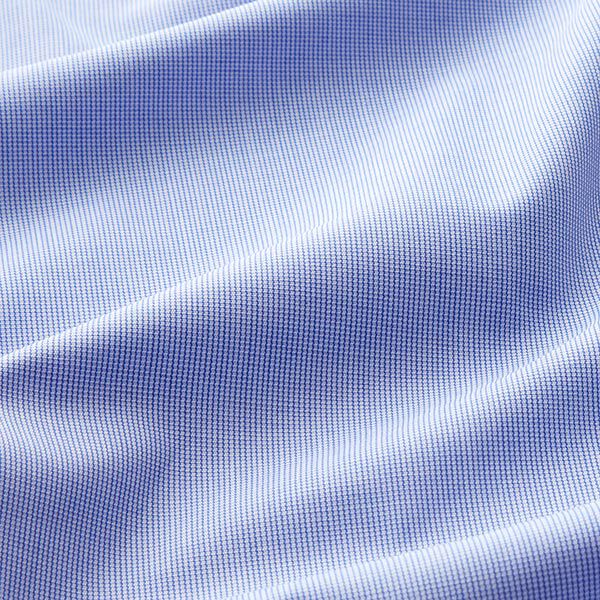 Blusenstoff Minikaro – weiss/blau,  image number 2
