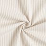 Dekostoff Jacquard dezente Streifen – dunkelbeige,  thumbnail number 1