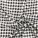 Viskosestoff Hahnentritt – weiss/schwarz,  thumbnail number 3