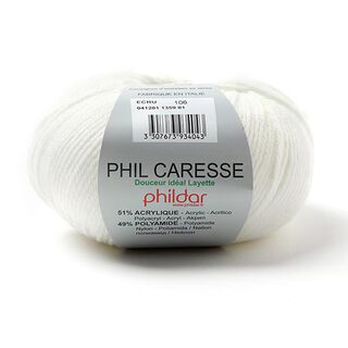 Phil Caresse, 50 g | Phildar (écru), 