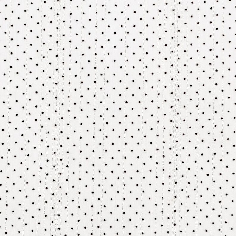 Chiffon Glitzerstreifen und Pünktchen – weiss,  image number 1