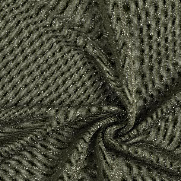 Jersey Glitzer Uni – dunkelpinie | Reststück 100cm