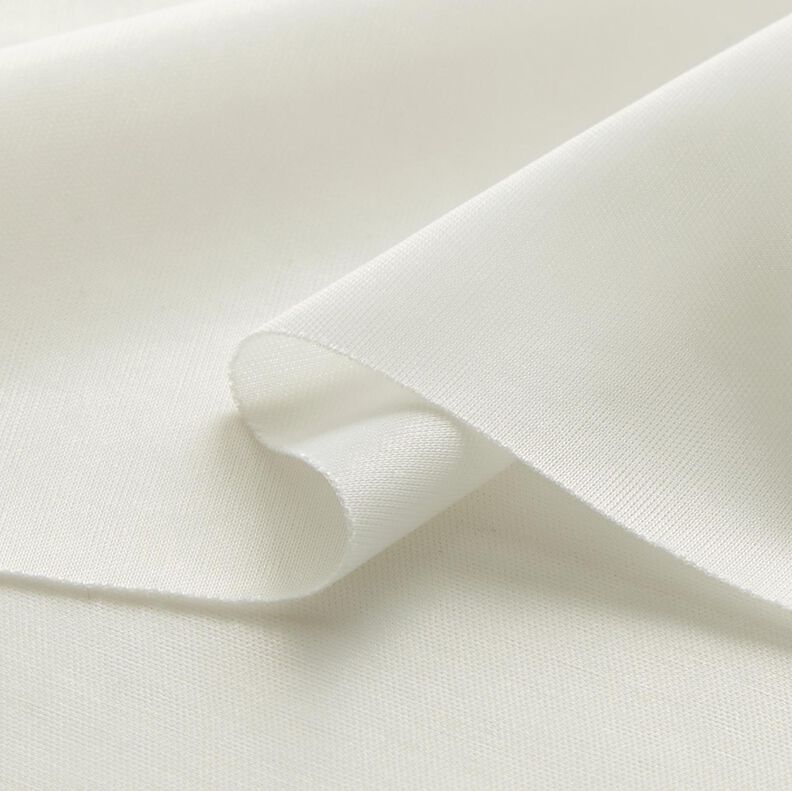 Wirkfutter Charmeuse Uni – elfenbein,  image number 4
