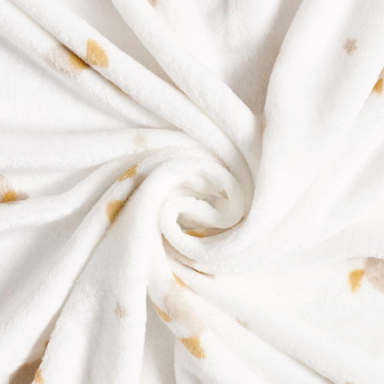 Kuschelfleece kleine Gänse – elfenbein/mandel,  image number 3