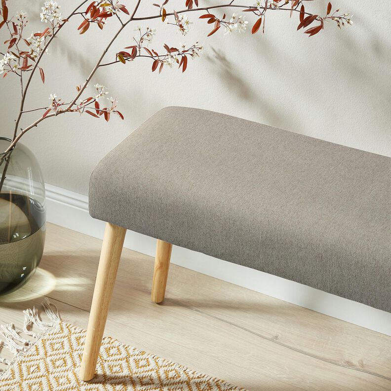Polsterstoff klassisch Uni – helltaupe, image number 4