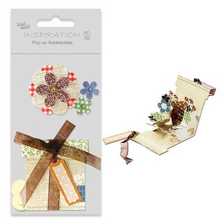 Pop-Up-Bastelset Geschenk  – Farbmix, 