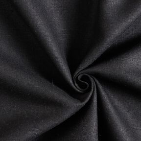 Reinleinen schwer Uni – schwarz, 