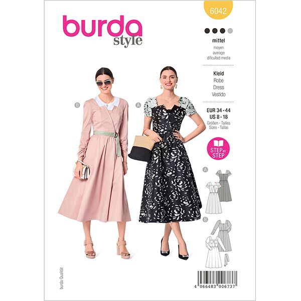 Kleid | Burda 6042 | 34–44