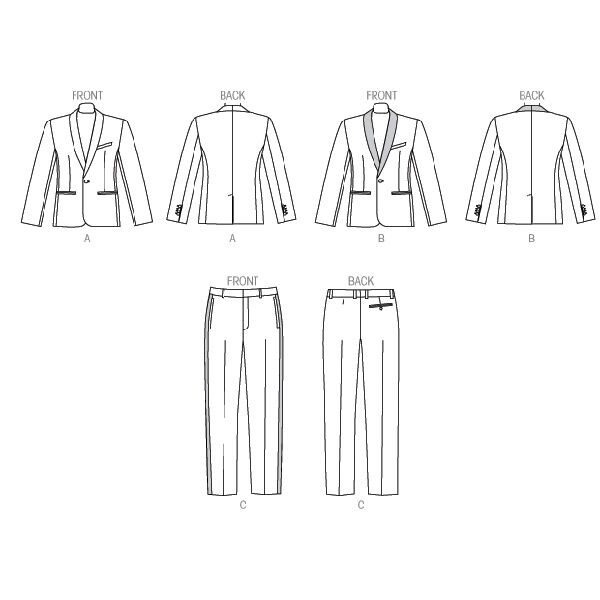 Mens Jacke / Hose | Vogue V9097, image number 8