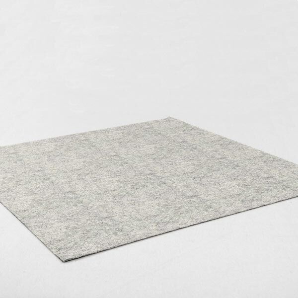 Filz 90cm / 1mm stark Melange – grau | Reststück 50cm
