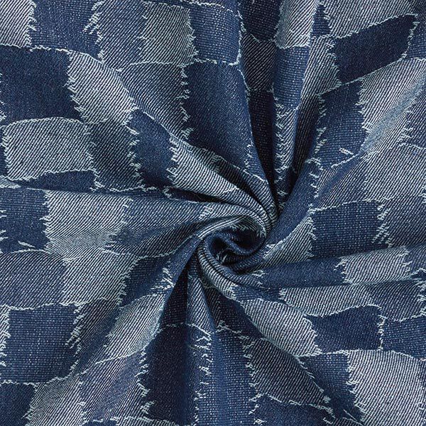 Jeansstoff Patchwork – jeansblau, image number 3