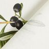 Dekostoff Halbpanama Oliven – wollweiss/dunkeloliv,  thumbnail number 3