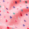 Baumwollstoff Popeline Mini Tannen – pink/weiss,  thumbnail number 2