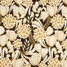 Baumwollsatin Tropische Blumen – schwarz,  thumbnail number 1
