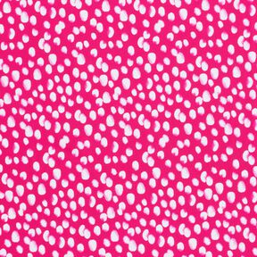 Badeanzugstoff Mini Tupfen – intensiv pink/weiss, 
