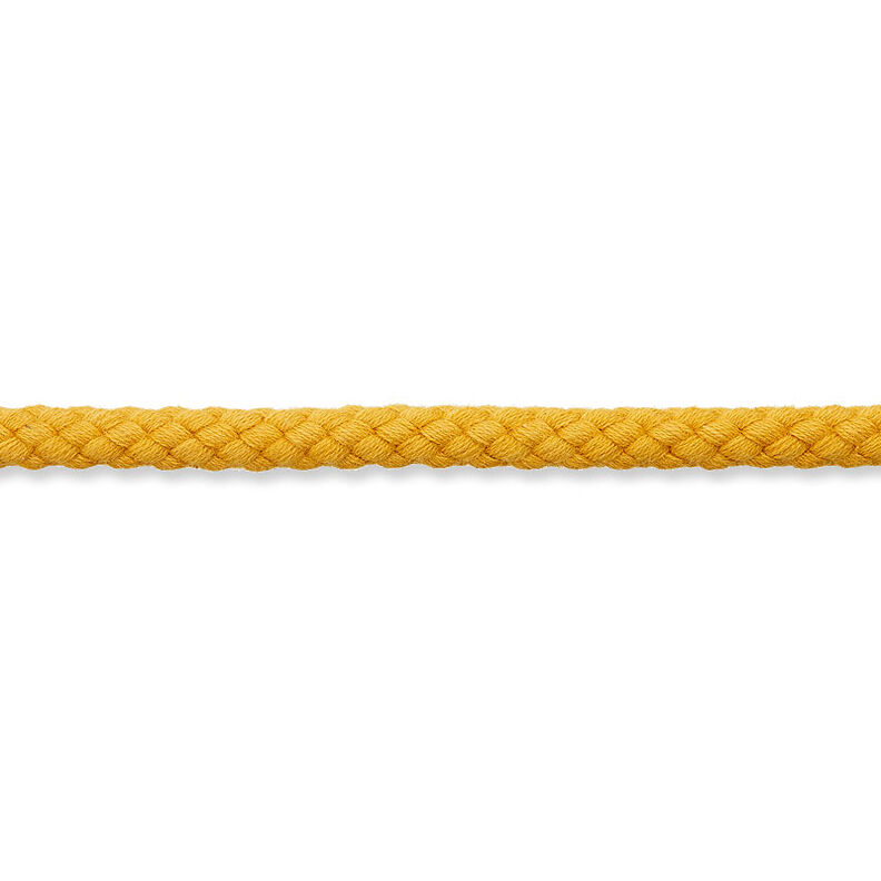 Baumwollkordel [Ø 7 mm] – currygelb,  image number 2