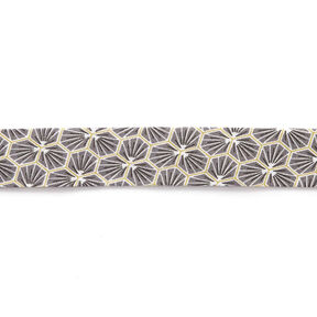 Schrägband Diamanten [27 mm] – grau, 