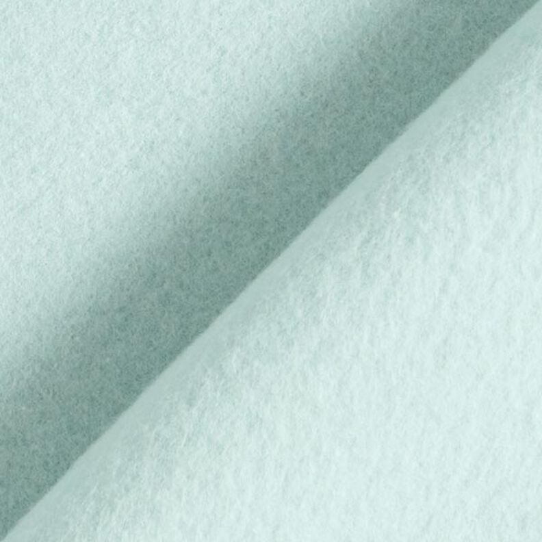 Baumwollfleece Uni – eisblau, image number 4