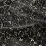 Spitzenstoff Lurex Blumen – schwarz/gold metallic,  thumbnail number 2