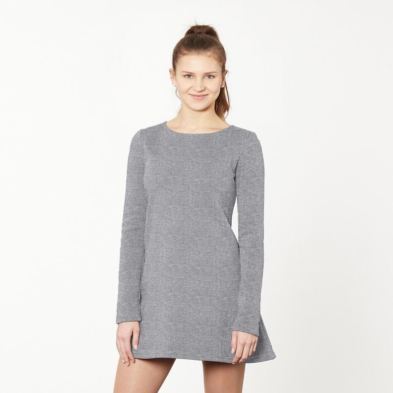 Rippenstrick Glitzer – grau/silber,  image number 5