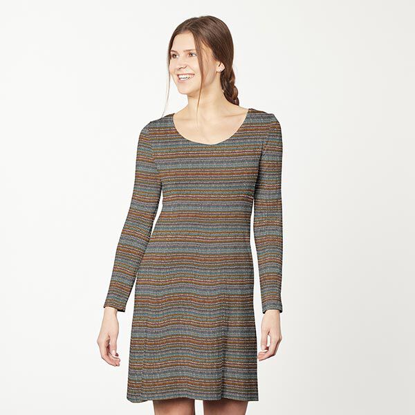 Baumwolljersey Strickmuster – schwarz | Reststück 50cm