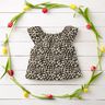 Musselin/ Doppel-Krinkel Gewebe Leoprint – hellbeige/schokolade,  thumbnail number 5
