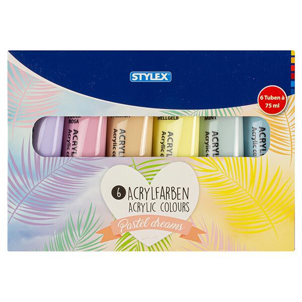 Acrylfarben-Set Pastell [6x75ml],  image number 2