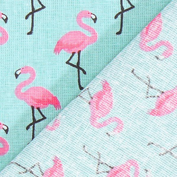 Beschichtete Baumwolle Flamingo | Reststück 80cm