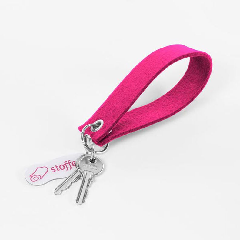 Filz 90 cm / 3 mm stark – pink,  image number 6