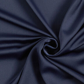 Crêpe Satin Uni – marineblau, 