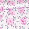 Baumwolljersey Rosen | Glitzerpüppi – weiss,  thumbnail number 2