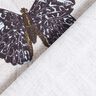 Dekostoff Halbpanama Schmetterlinge – hellbeige,  thumbnail number 4