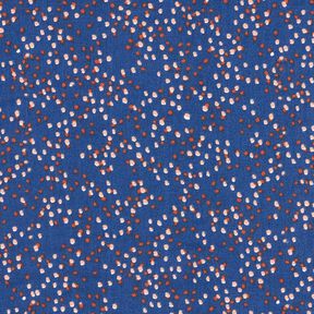 Baumwollstoff Cretonne Pünktchen – indigo, 