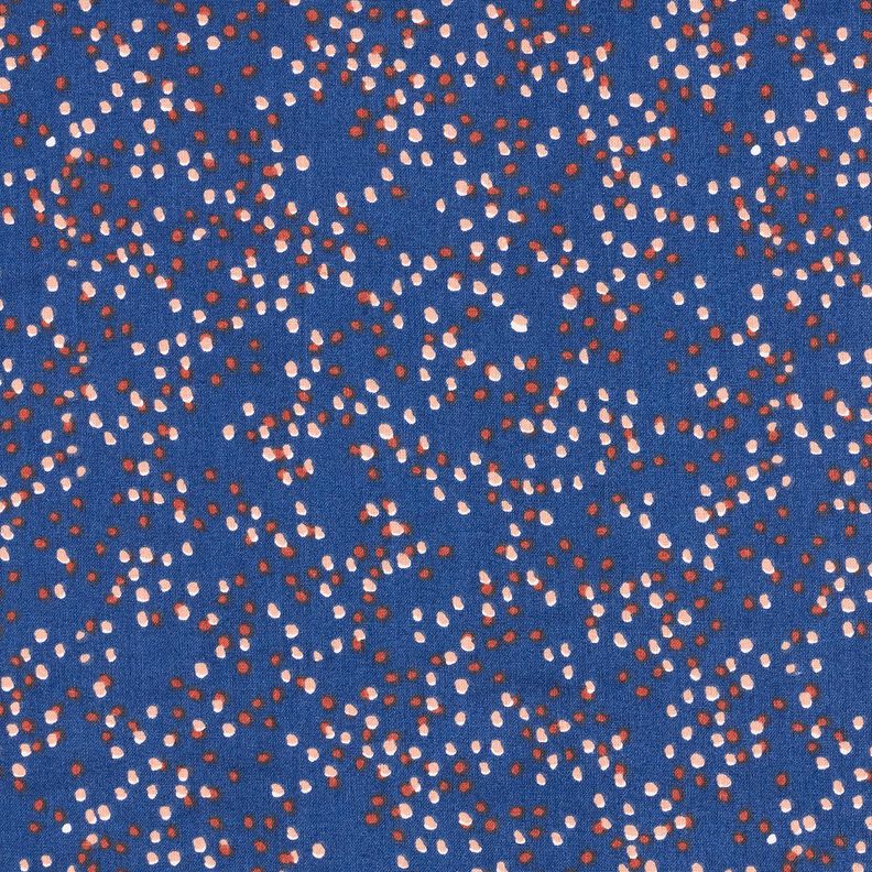 Baumwollstoff Cretonne Pünktchen – indigo,  image number 1