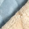 Steppstoff Cord mit Fellabseite Rauten – hellblau,  thumbnail number 5