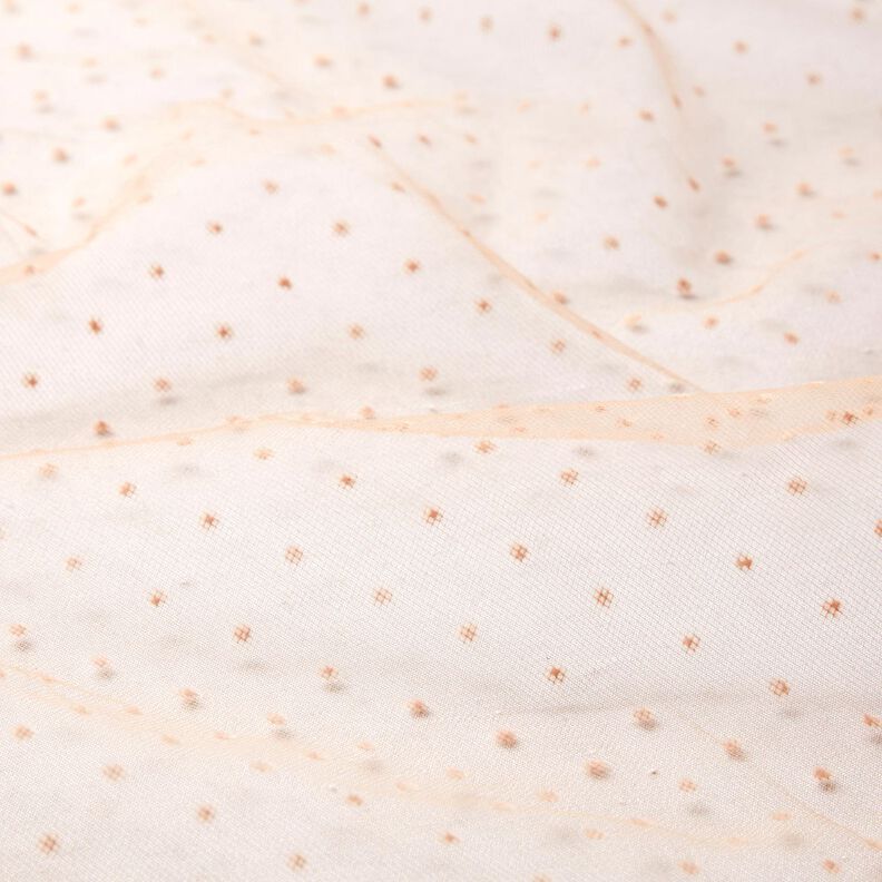 Tüll Samtpunkte – beige,  image number 2