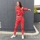 Sweatshirt bunte Ameisenstraße | Designerella.bella – rot – Muster,  thumbnail number 7
