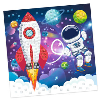 Moosgummi-Mosaikpuzzle Astronat, 