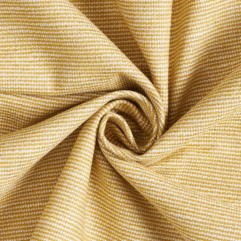 Halbpanama grobe Struktur &ndash; senf/natur,  image number 1