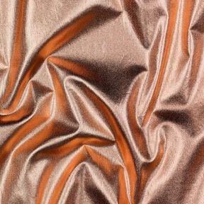 Baumwollpopeline folienveredelt Uni – roségold metallic, 